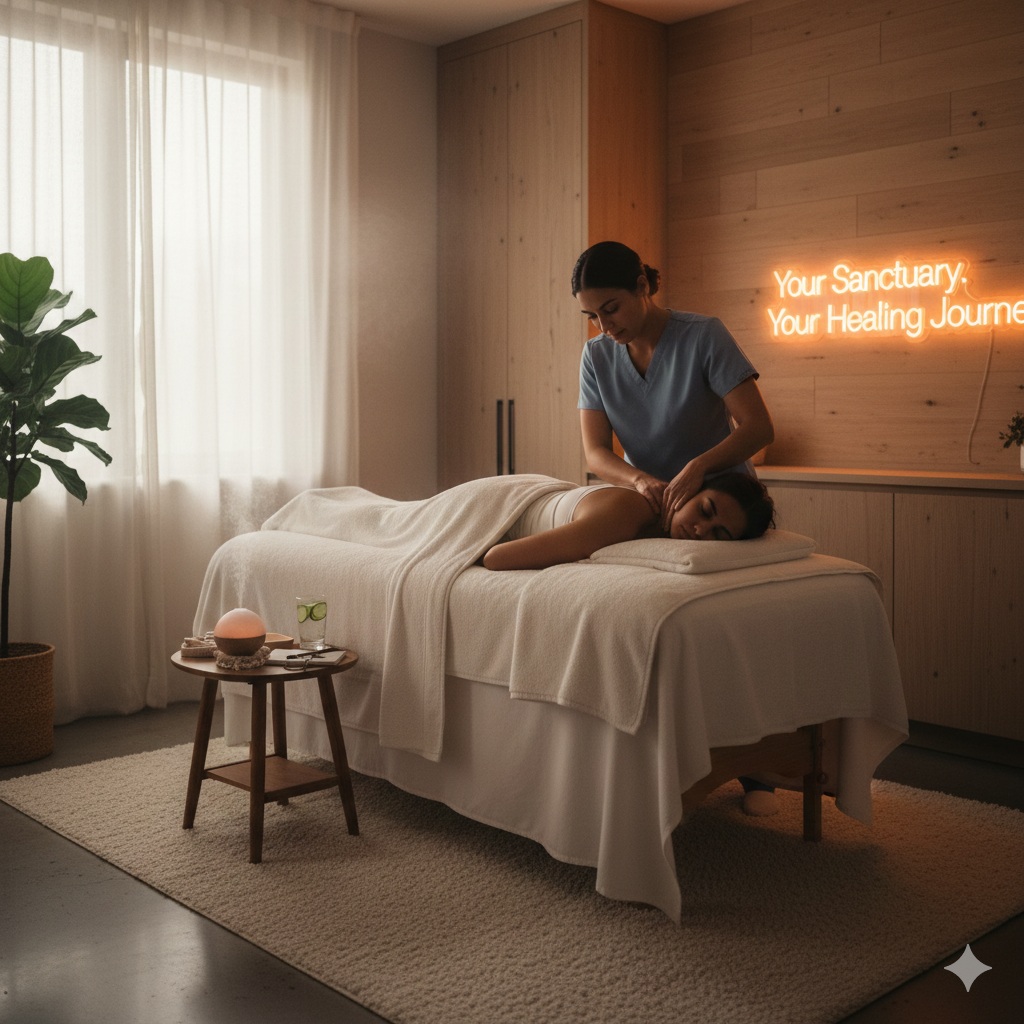 Anna Massage Therapy — private sanctuary and healing space